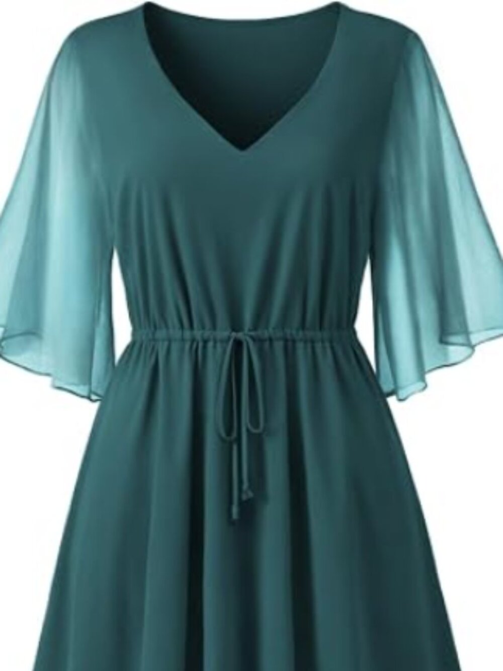 Lightweight Adjustable Drawstring Dress